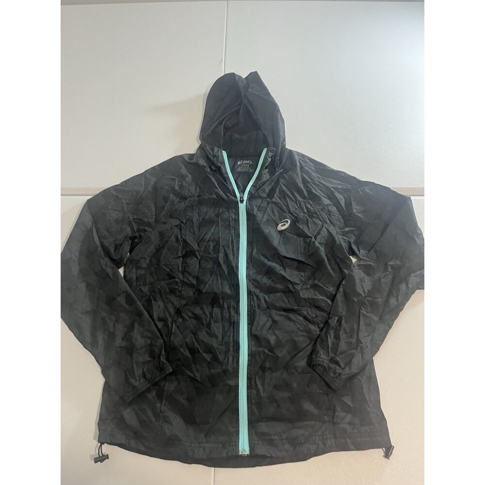 ASICS Women's Lightweight Hooded Windbreaker Packable Jacket
